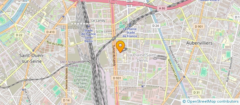 localisation de l'entreprise ALSEAU à SAINT-DENIS