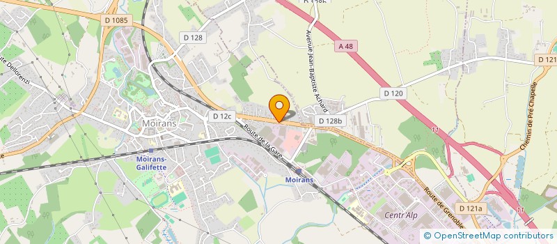 localisation de l'entreprise ALSER  MOIRANS