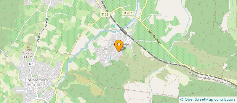 localisation de l'entreprise ALSER IMMOBILIER  GAJAN