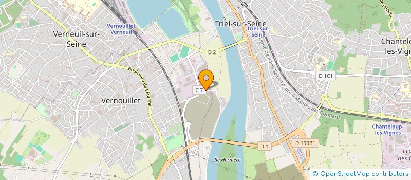 localisation de l'entreprise ALSERA à VERNOUILLET