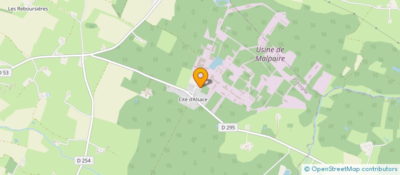localisation de l'entreprise ALSETEX à PRECIGNE