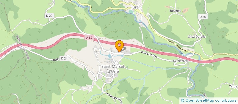 localisation de l'entreprise ALSH DU PAYS D URFE à SAINT-JUST-EN-CHEVALET