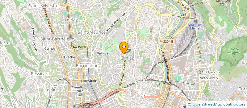 localisation de l'entreprise ALSHIMY  NICE