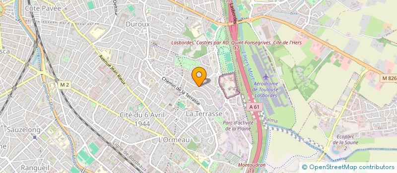localisation de l'entreprise ALSI à TOULOUSE