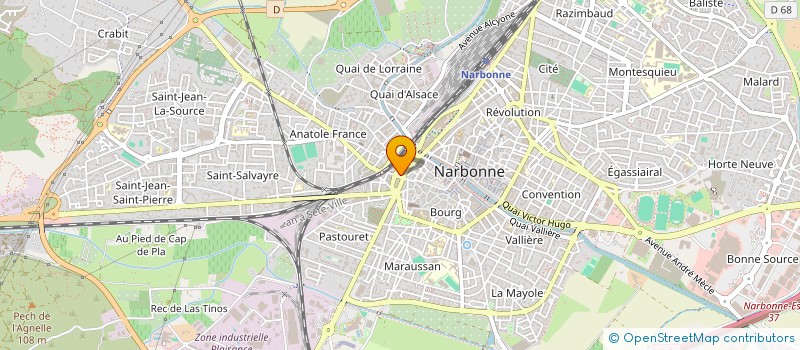 localisation de l'entreprise ALSI à NARBONNE