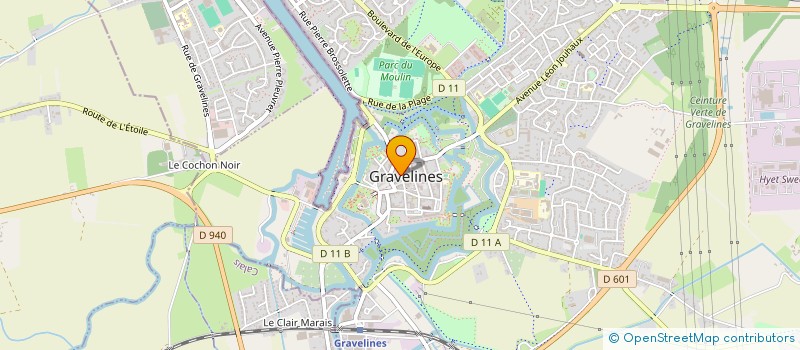 localisation de l'entreprise ALSI LOCATIONS à GRAVELINES