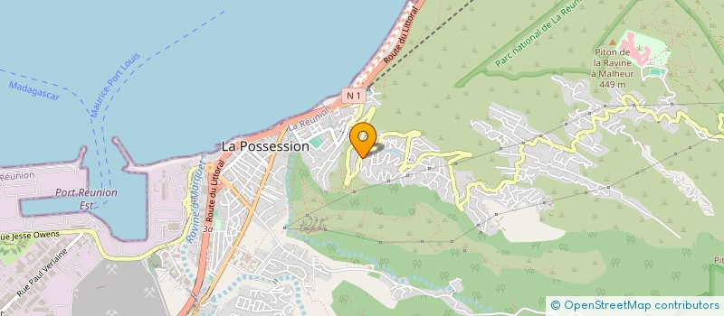 localisation de l'entreprise ALSI & S à LA POSSESSION