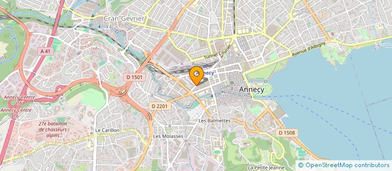 localisation de l'entreprise ALSI74 à ANNECY