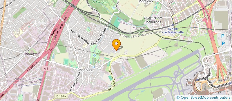 localisation de l'entreprise ALSIA à WISSOUS