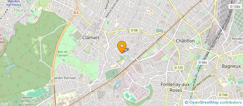 localisation de l'entreprise ALSIM à CLAMART