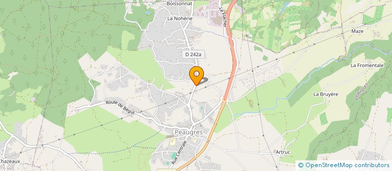 localisation de l'entreprise ALSIM FINANCES à PEAUGRES