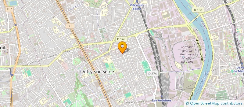 localisation de l'entreprise ALSIMON MULTIMEDIA à VITRY-SUR-SEINE