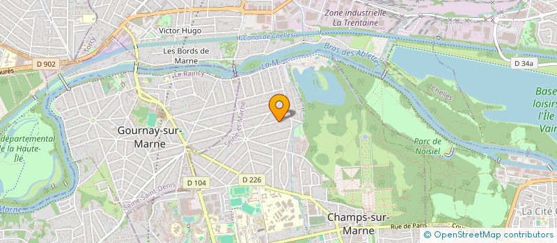 localisation de l'entreprise ALSIS IMMO  CHAMPS-SUR-MARNE