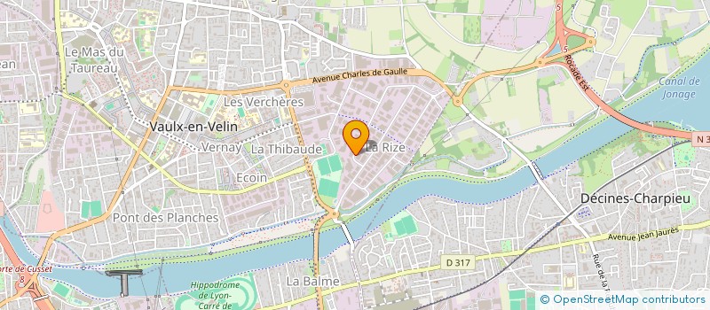 localisation de l'entreprise ALSIT  VAULX-EN-VELIN