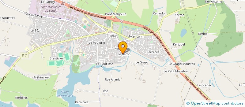 localisation de l'entreprise ALSIUM DIFFUSION à THEIX-NOYALO