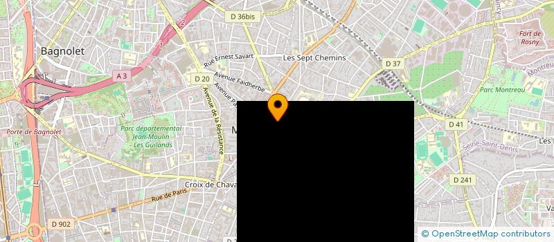 localisation de l'entreprise ALSIWAN  MONTREUIL