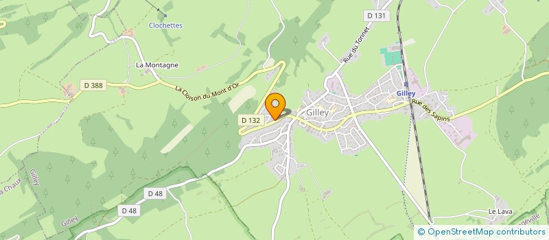 localisation de l'entreprise ALSL  GILLEY