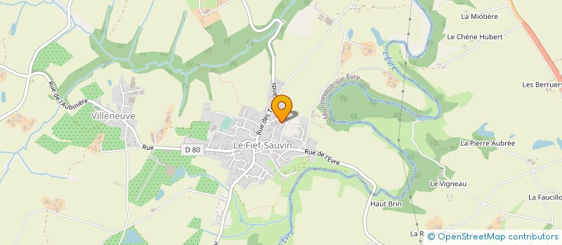 localisation de l'entreprise ALSL à MONTREVAULT-SUR-EVRE