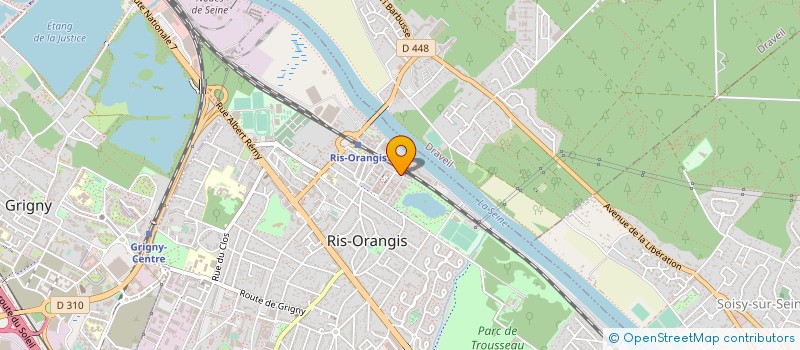 localisation de l'entreprise ALSM DATA à RIS-ORANGIS