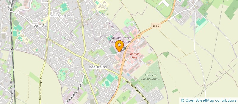 localisation de l'entreprise ALSO CARRELAGES  BEAURAINS