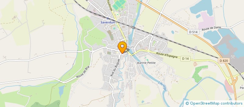 localisation de l'entreprise ALSO VICTOIRE à SAVERDUN