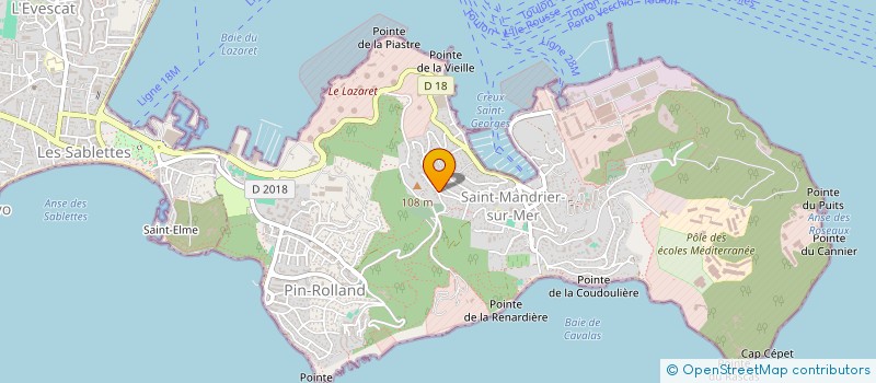localisation de l'entreprise ALSOLEU à SAINT-MANDRIER-SUR-MER