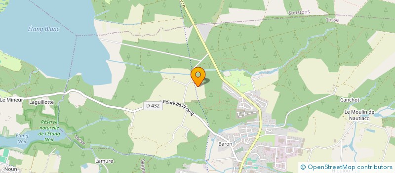 localisation de l'entreprise ALSON GOLF  TOSSE