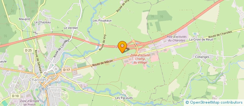 localisation de l'entreprise ALSONI CONSEIL ELEVAGE  VENDENESSE-LES-CHAROLLES