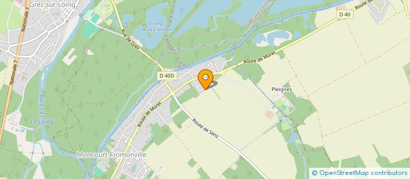 localisation de l'entreprise ALSONO  MONCOURT-FROMONVILLE