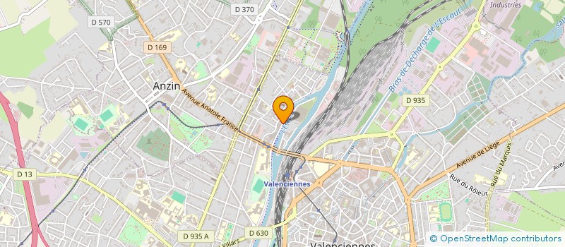 localisation de l'entreprise ALSR à VALENCIENNES