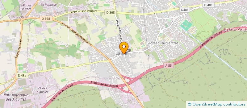 localisation de l'entreprise ALSS PRIM à GIGNAC-LA-NERTHE