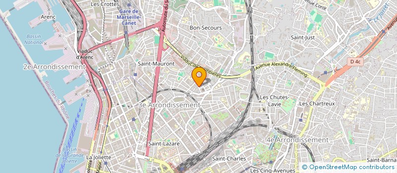 localisation de l'entreprise ALSTART & COMPAGNIE à MARSEILLE