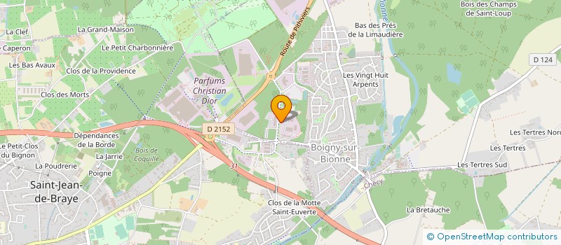 localisation de l'entreprise ALSTEF à BOIGNY-SUR-BIONNE