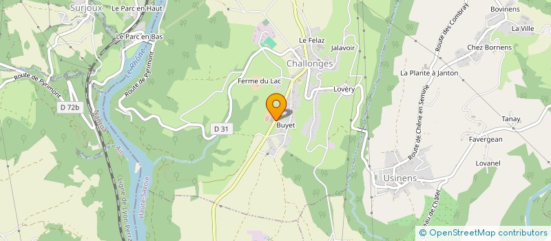 localisation de l'entreprise ALSTELINE  CHALLONGES