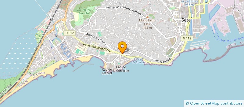 localisation de l'entreprise ALSTEPH  SETE