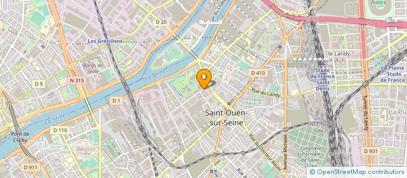 localisation de l'entreprise ALSTOM SHIPWORKS à SAINT-OUEN-SUR-SEINE