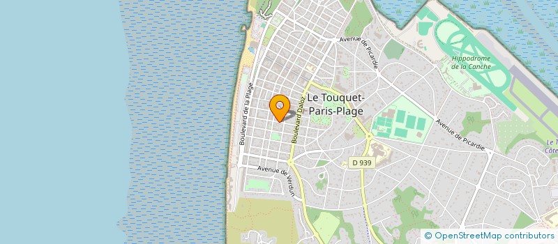 localisation de l'entreprise ALSYBE PARFUMS D'OYATS  LE TOUQUET-PARIS-PLAGE