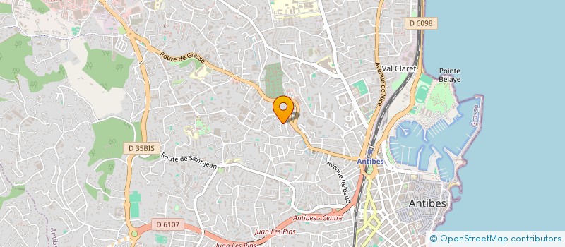 localisation de l'entreprise ALSYCA à ANTIBES