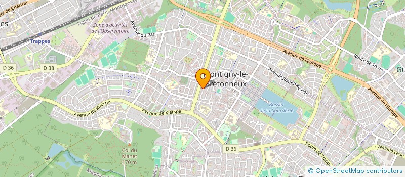 localisation de l'entreprise ALSYIN  MONTIGNY-LE-BRETONNEUX