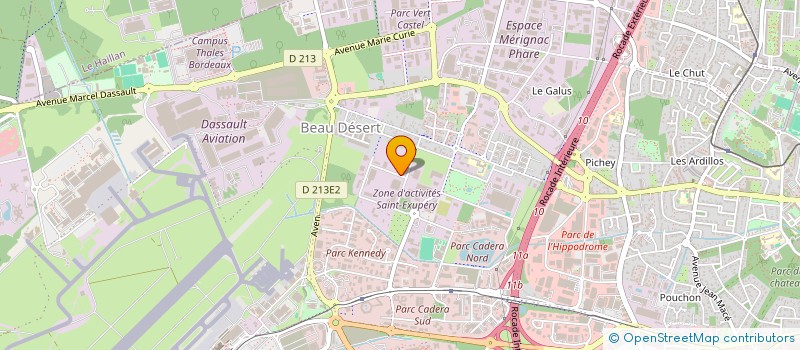 localisation de l'entreprise ALSYMEX  MERIGNAC