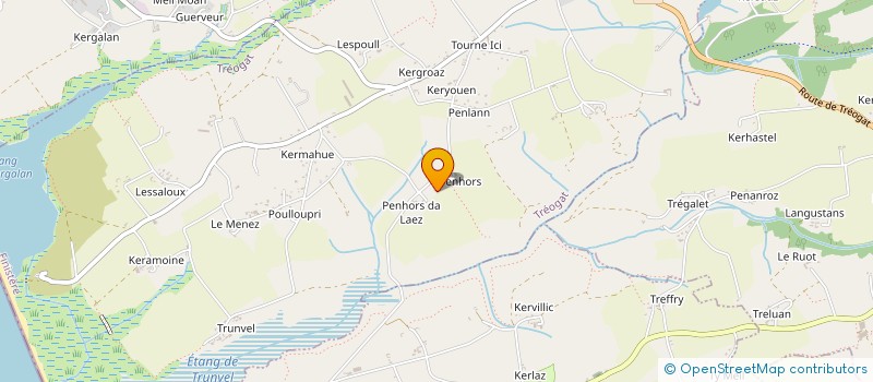 localisation de l'entreprise ALSYONE à TREOGAT