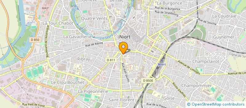 localisation de l'entreprise ALSYRO IMMO à NIORT