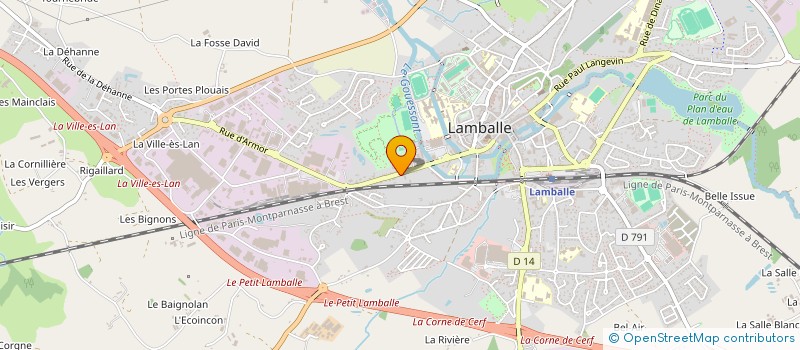 localisation de l'entreprise ALT 144 à LAMBALLE-ARMOR