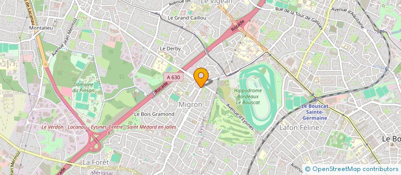 localisation de l'entreprise ALT  EYSINES