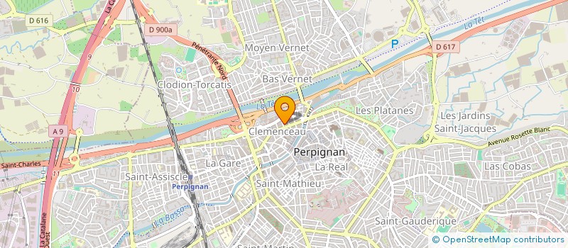 localisation de l'entreprise ALT ANEU SARL à PERPIGNAN