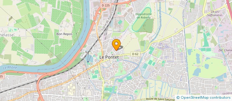 localisation de l'entreprise ALT AUTO  LE PONTET