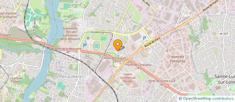 localisation de l'entreprise ALT' BATIMENT à NANTES