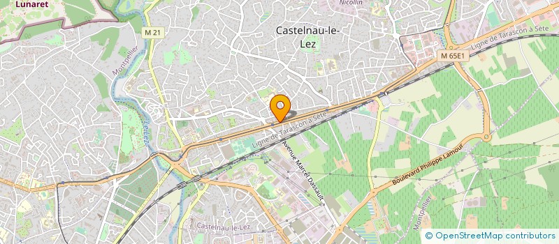 localisation de l'entreprise ALT'CAR  CASTELNAU-LE-LEZ