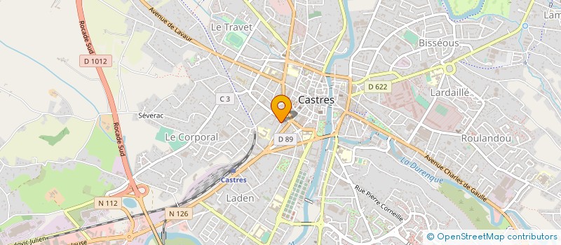 localisation de l'entreprise ALT&CO à CASTRES