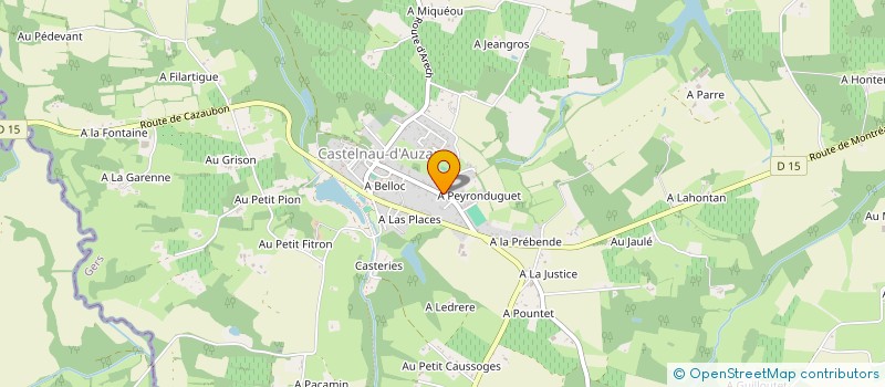 localisation de l'entreprise ALT CONSULTING  CASTELNAU D'AUZAN LABARRERE